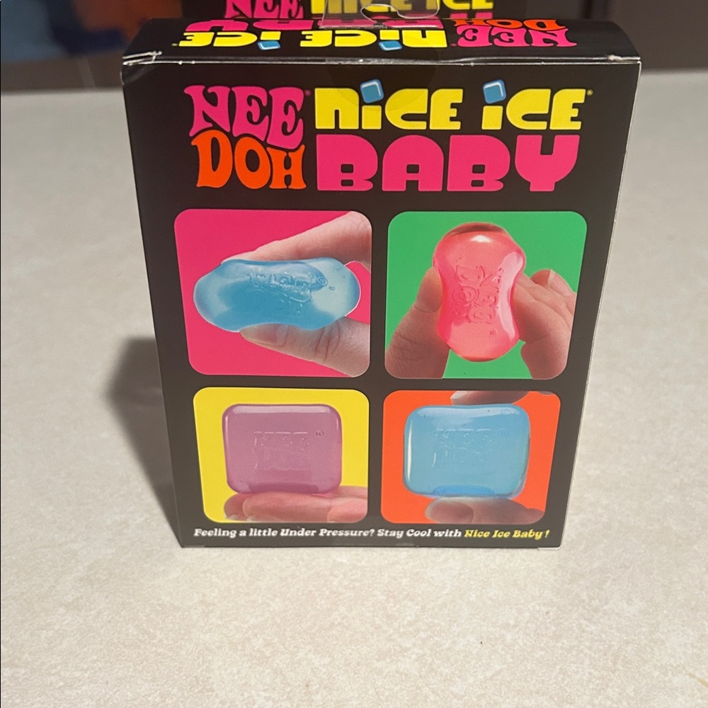 LOT OF 2 NeeDoh Nice Ice Baby 4 pack BRAND NEW UNOPENED squishies multicolor - Picture 4 of 5